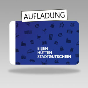 Stadtgutschein Eisenhüttenstadt Aufladung