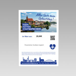 Eisenhüttenstadtgutschein (PDF) - Geburtstag
